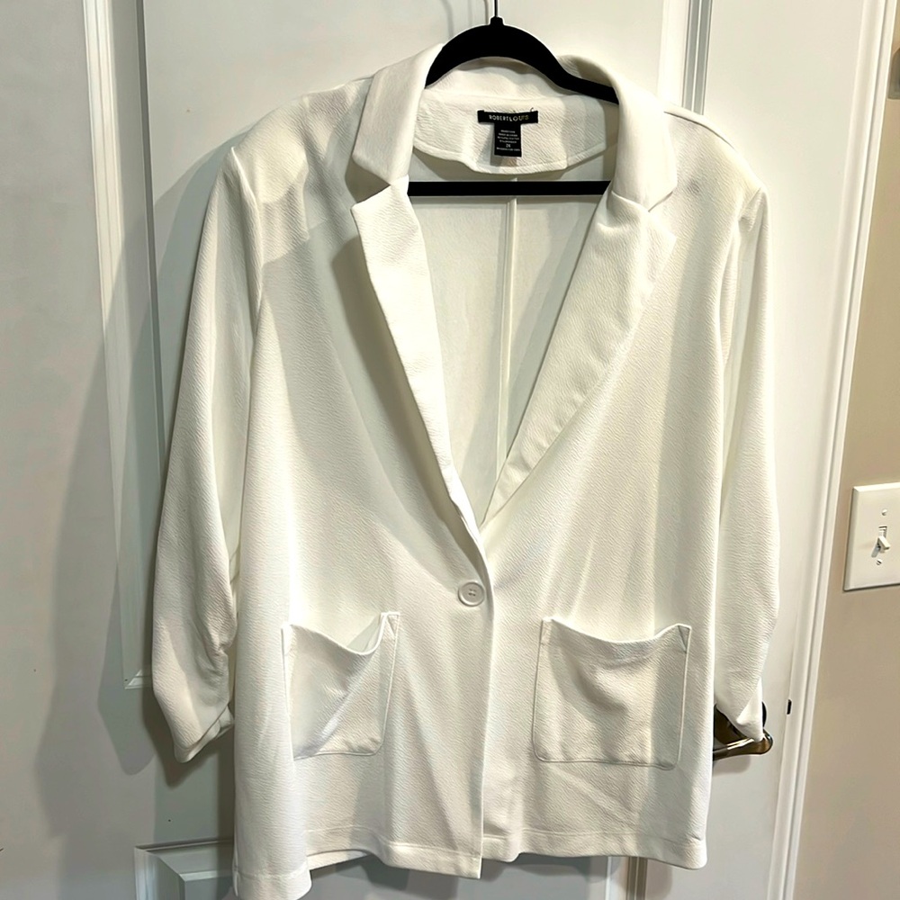 White blazer